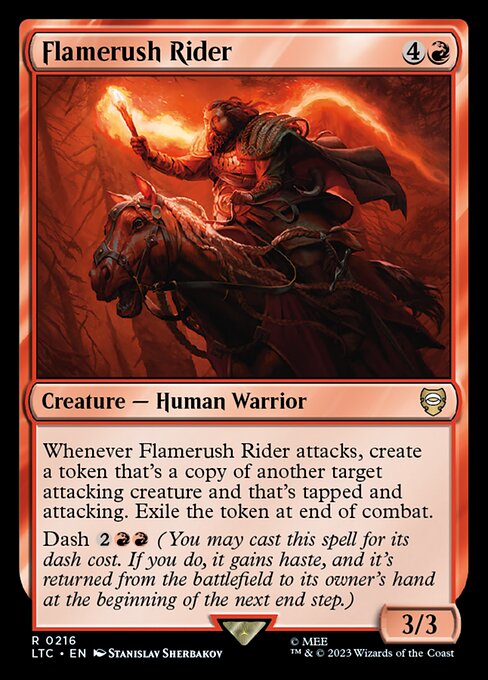 Flamerush Rider - Tales of Middle-earth Commander - 216