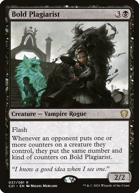 Bold Plagiarist - Commander 2021 - 37