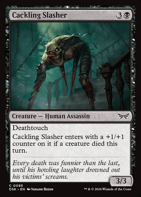 Cackling Slasher - Duskmourn: House of Horror - 85