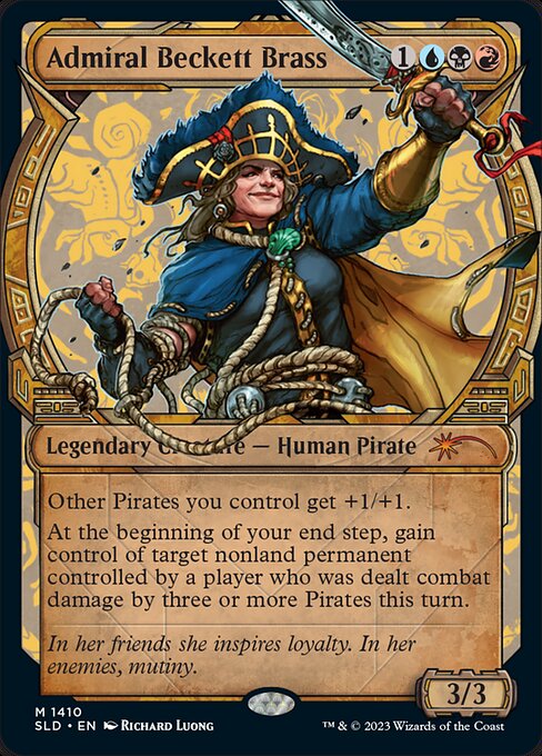 Admiral Beckett Brass - Secret Lair Drop - 1410