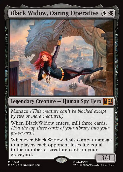 Black Widow, Daring Operative - Marvel Super Heroes Commander - 831