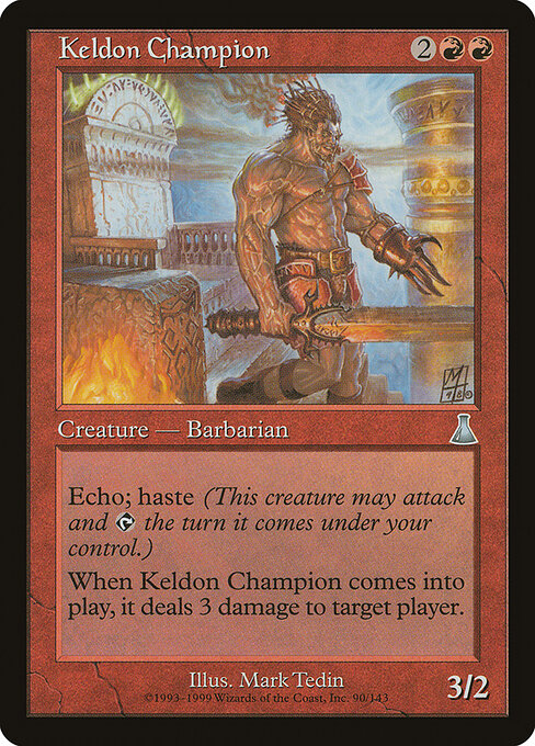 Keldon Champion - Urza's Destiny - 90