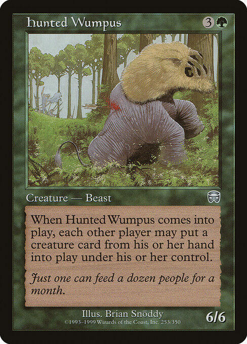 Hunted Wumpus - Mercadian Masques - 253