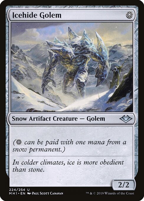 Icehide Golem - Modern Horizons - 224
