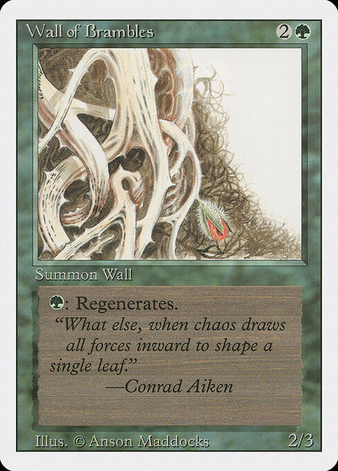 Wall of Brambles - Revised Edition - 224