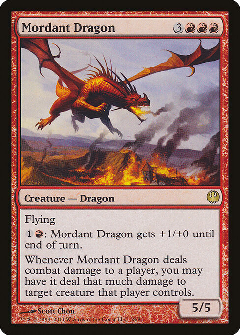 Mordant Dragon - Duel Decks: Knights vs. Dragons - 58