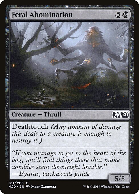 Feral Abomination - Core Set 2020 - 101