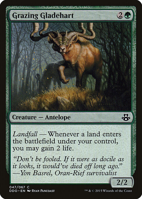 Grazing Gladehart - Duel Decks: Elspeth vs. Kiora - 47