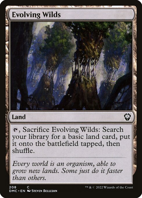 Evolving Wilds - Dominaria United Commander - 208