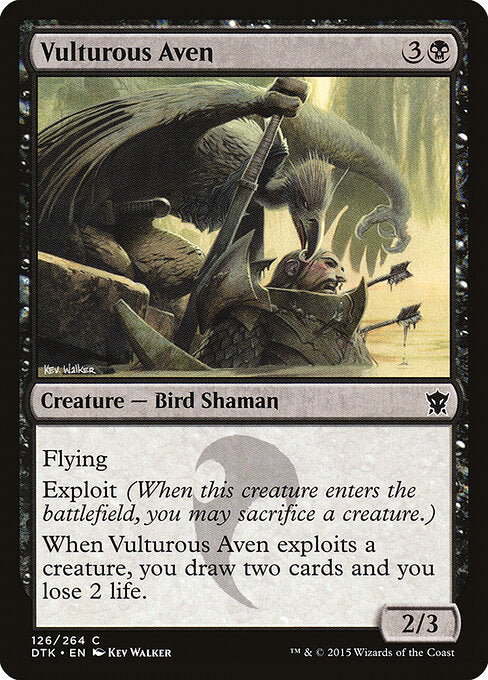 Vulturous Aven - Dragons of Tarkir - 126