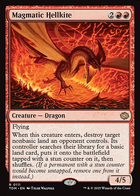 Magmatic Hellkite - Tarkir: Dragonstorm - 111