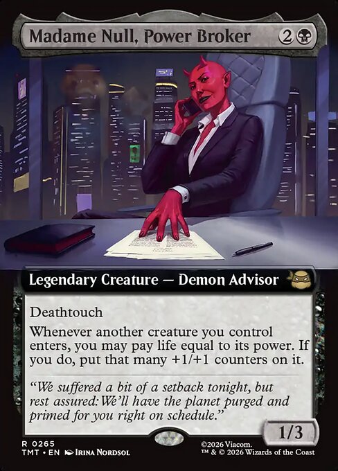 Madame Null, Power Broker - Teenage Mutant Ninja Turtles - 265