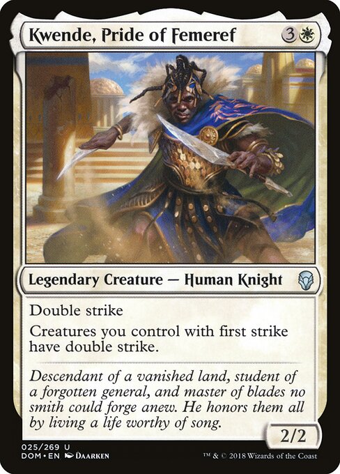 Kwende, Pride of Femeref - Dominaria - 25