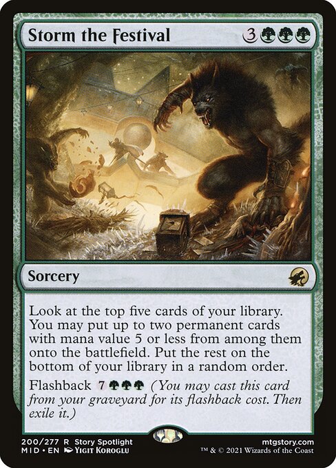 Storm the Festival - Innistrad: Midnight Hunt - 200