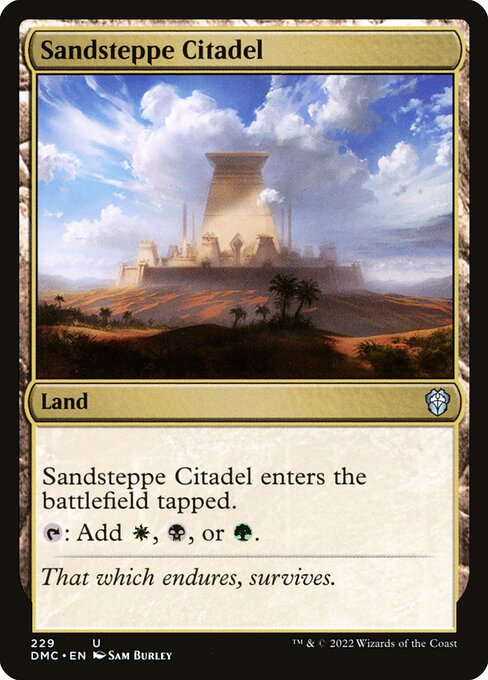 Sandsteppe Citadel - Dominaria United Commander - 229