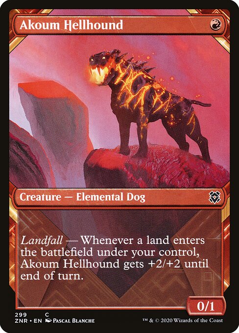 Akoum Hellhound - Zendikar Rising - 299