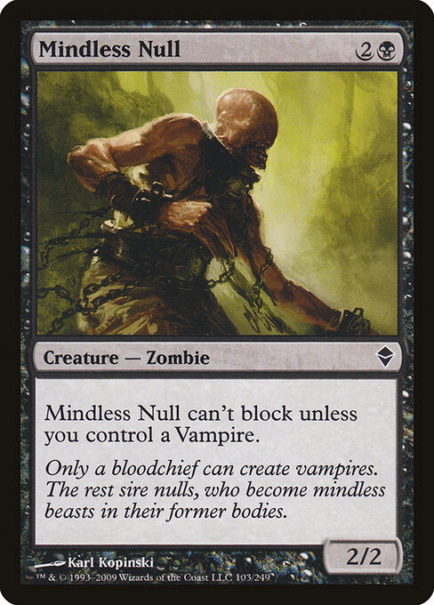 Mindless Null - Zendikar - 103