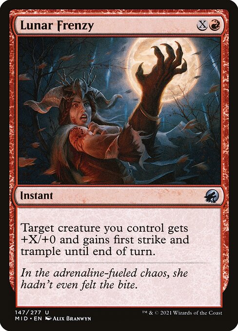 Lunar Frenzy - Innistrad: Midnight Hunt - 147