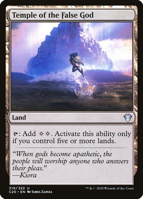 Temple of the False God - Commander 2020 - 319