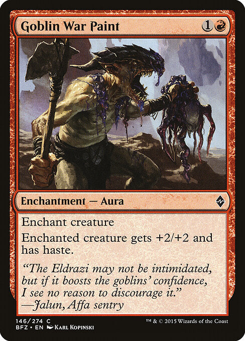 Goblin War Paint - Battle for Zendikar - 146