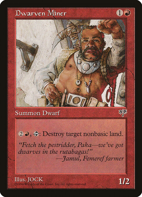 Dwarven Miner - Mirage - 169