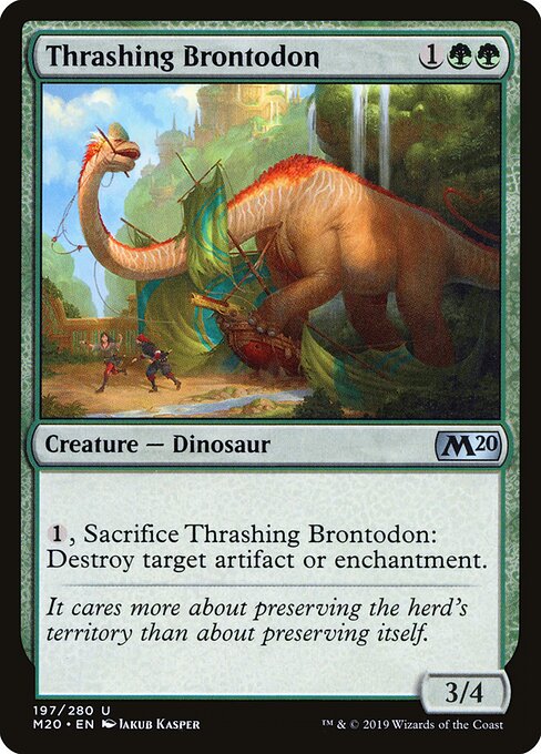 Thrashing Brontodon - Core Set 2020 - 197