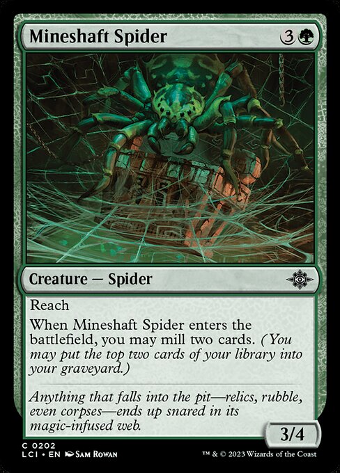 Mineshaft Spider - The Lost Caverns of Ixalan - 202