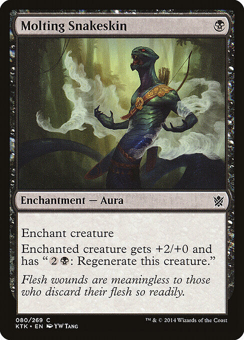 Molting Snakeskin - Khans of Tarkir - 80