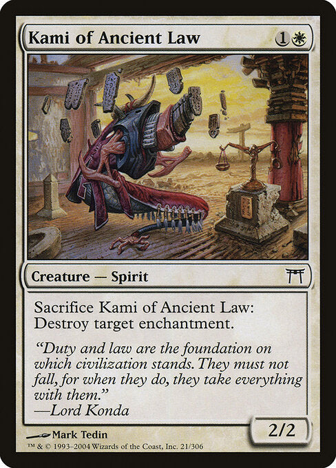 Kami of Ancient Law - Champions of Kamigawa - 21