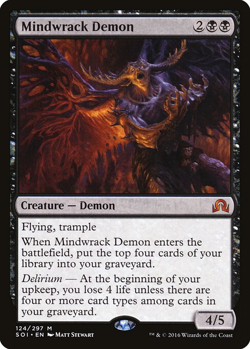 Mindwrack Demon - Shadows over Innistrad - 124