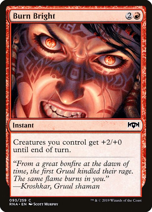 Burn Bright - Ravnica Allegiance - 93