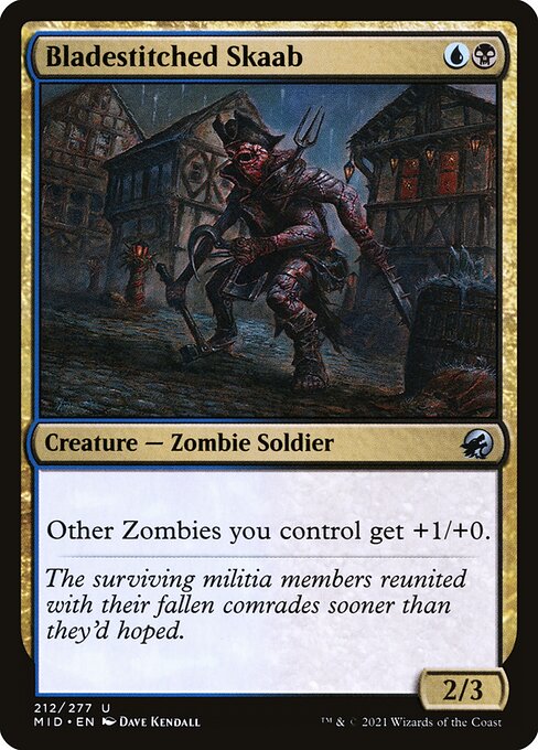Bladestitched Skaab - Innistrad: Midnight Hunt - 212