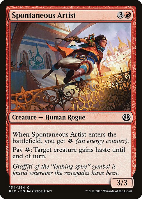 Spontaneous Artist - Kaladesh - 134