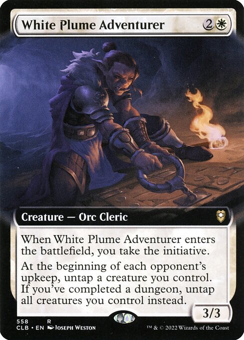 White Plume Adventurer - Commander Legends: Battle for Baldur's Gate - 558