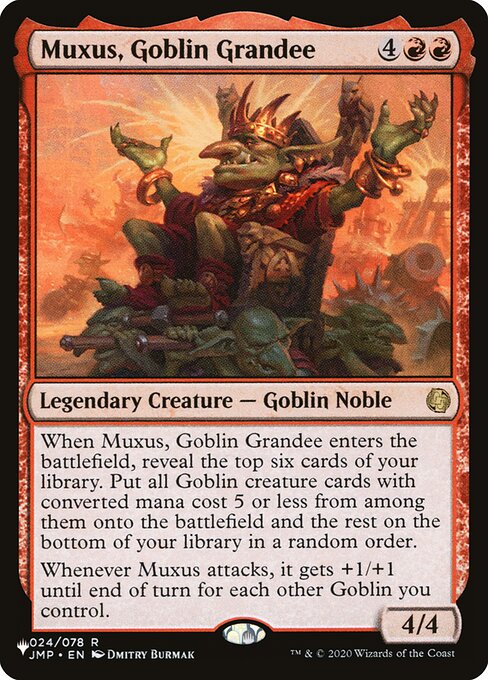 Muxus, Goblin Grandee - The List - JMP-24