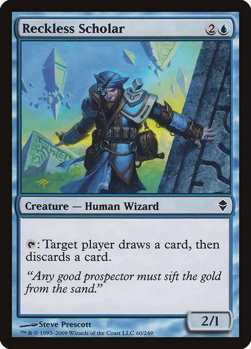 Reckless Scholar - Zendikar - 60