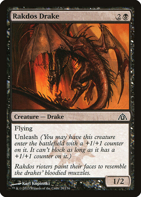 Rakdos Drake - Dragon's Maze - 28