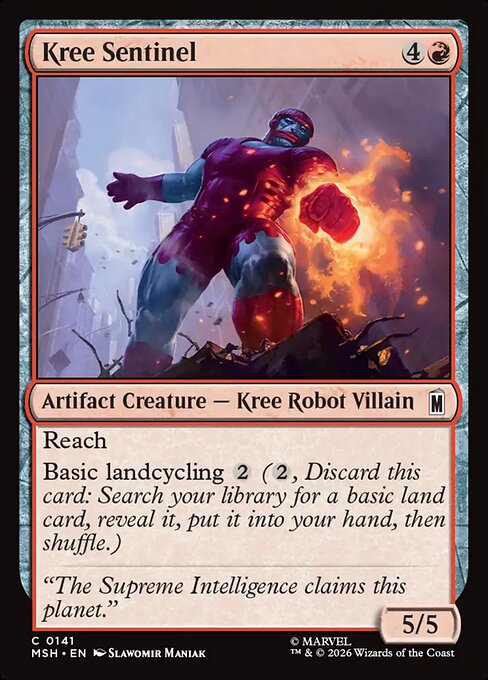 Kree Sentinel - Marvel Super Heroes - 141