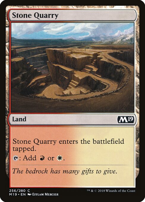 Stone Quarry - Core Set 2019 - 256