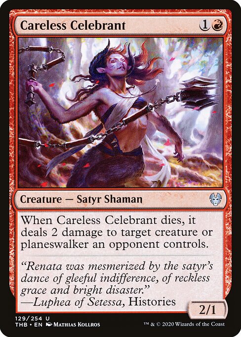 Careless Celebrant - Theros Beyond Death - 129