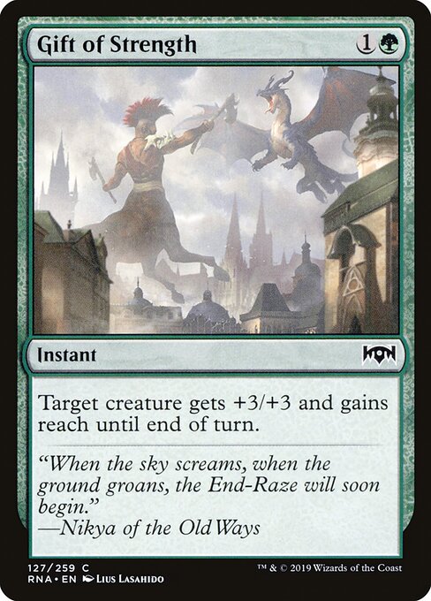Gift of Strength - Ravnica Allegiance - 127