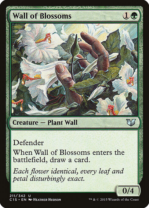 Wall of Blossoms - Commander 2015 - 211