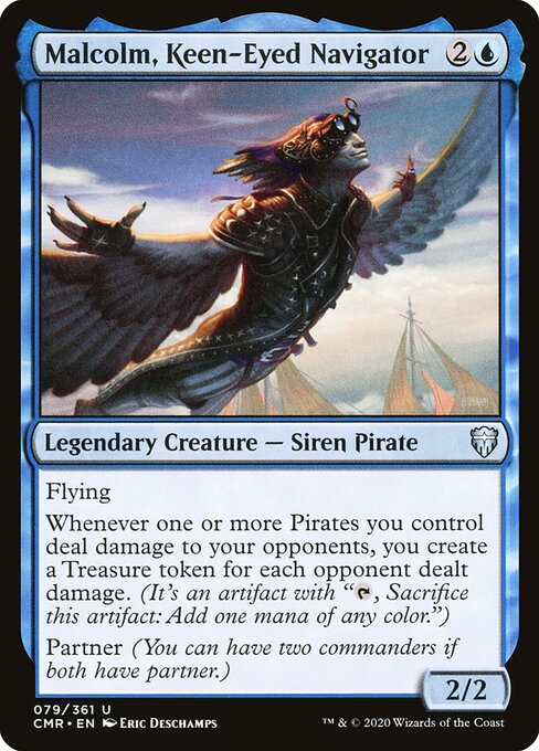 Malcolm, Keen-Eyed Navigator - Commander Legends - 79