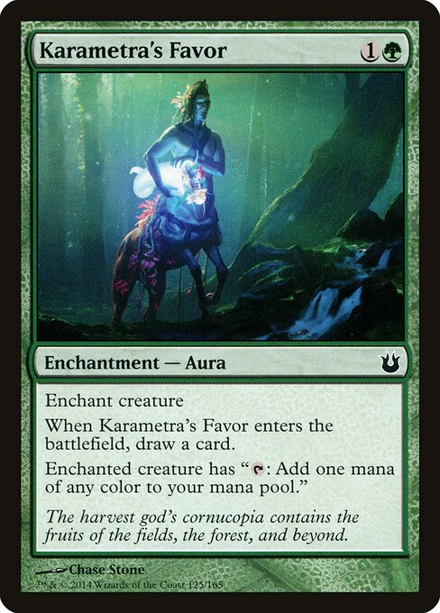 Karametra's Favor - Born of the Gods - 125