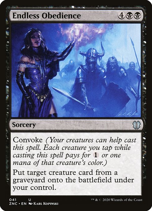 Endless Obedience - Zendikar Rising Commander - 41