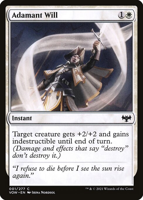 Adamant Will - Innistrad: Crimson Vow - 1