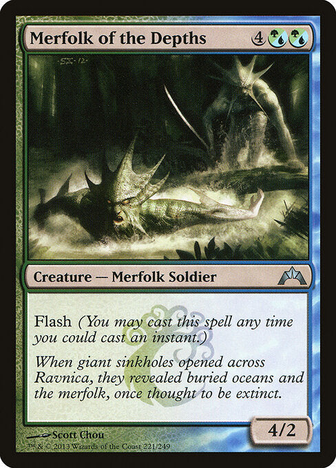 Merfolk of the Depths - Gatecrash - 221