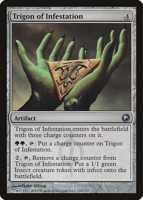 Trigon of Infestation - Scars of Mirrodin - 214