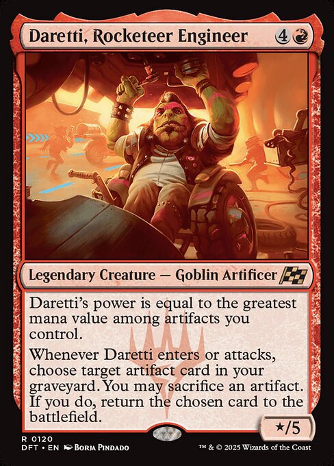 Daretti, Rocketeer Engineer - Aetherdrift - 120