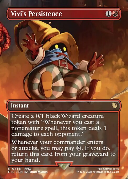 Vivi's Persistence - Final Fantasy Commander - 458